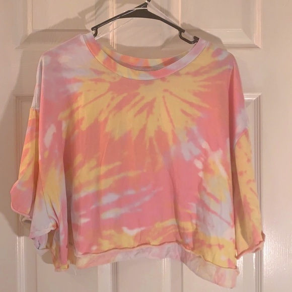 Tie Dye Soft H&M Crop Top - Picture 7 of 8